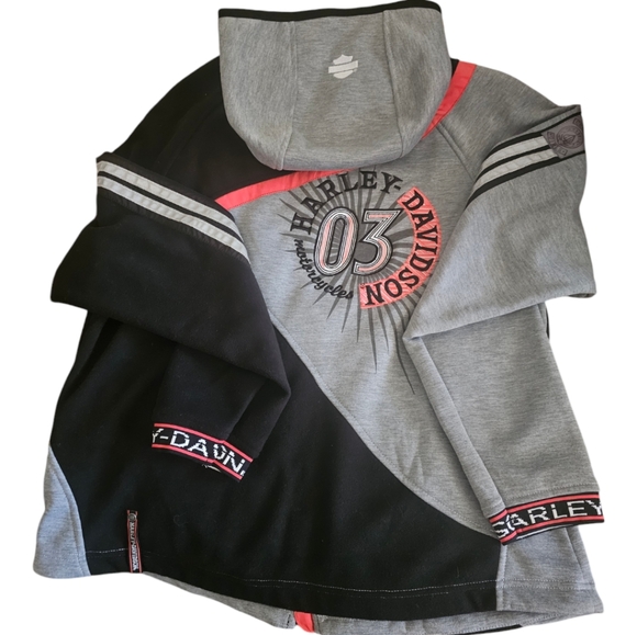 NWOT | Authentic Harley-Davidson | Zip Hooded Jacket | Embroidered Logo Size: XL - Picture 4 of 16